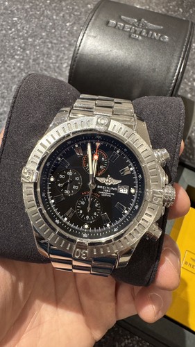 Breitling super avenger black - super,