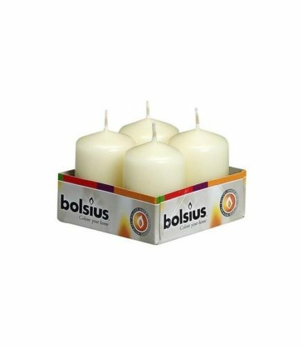 Pack bolsius ivory 60mm - 4,