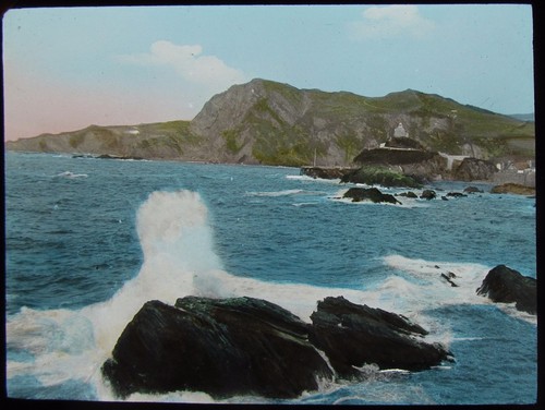 Glass magic lantern slide - magic,