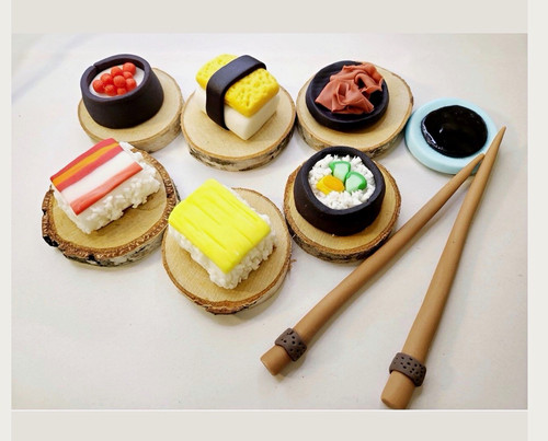 Fondant japanese sushi - fondant,