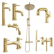 Brushed Brass Basin Bath