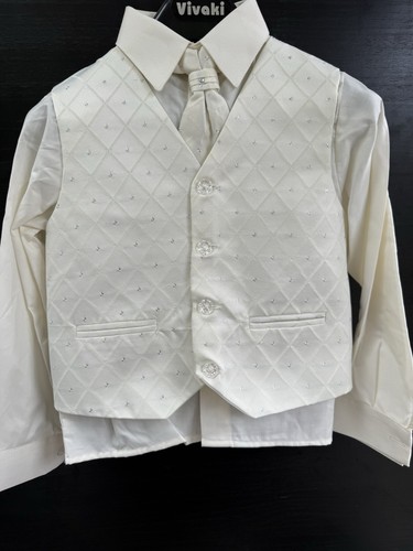 Boys piece suits cream - 4,