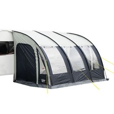 Leisurewize Ontario 390 Caravan Pole Porch Charcoal Awning - LWPP2C