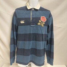 ENGLAND 1871 Rugby Union Shirt CANTERBURY VINTAGE Long Sleeved RARE Small