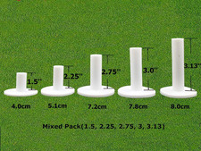 New TEN Golf Rubber Tees for Driving Range Mats Value 5 Pack, Durable for Mat