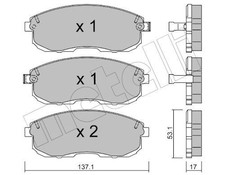 22-0404-0 BRAKE PAD SET, DISC