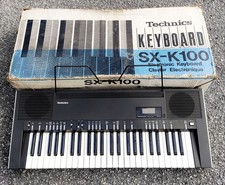 Vintage Technics SX-K100 Keyboard Boxed - Working 