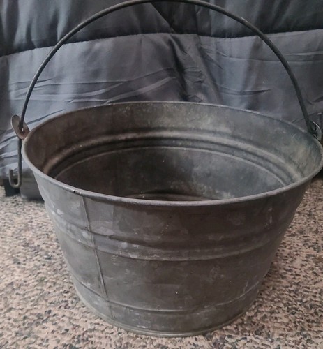 Galvanized wash tub - , 14x8