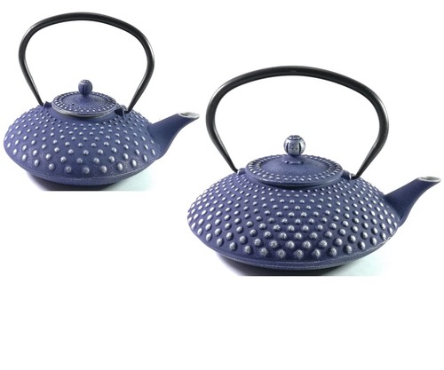 Teapot kettle blue pimple - kettle,