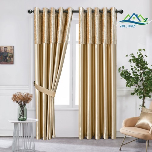 Crushed velvet band curtains - velvet,