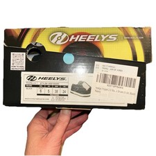 Heelys Propel 2.0 Youth Size Uk 5 Black PreOwned Worn Once & With Box & Wheels 
