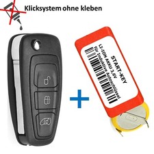 Key Shell Case Fits Ford Transit Connect Tourneo Custom 2015 Onwards