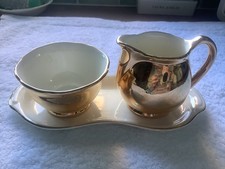 Vintage Crown Devon jug, sugar