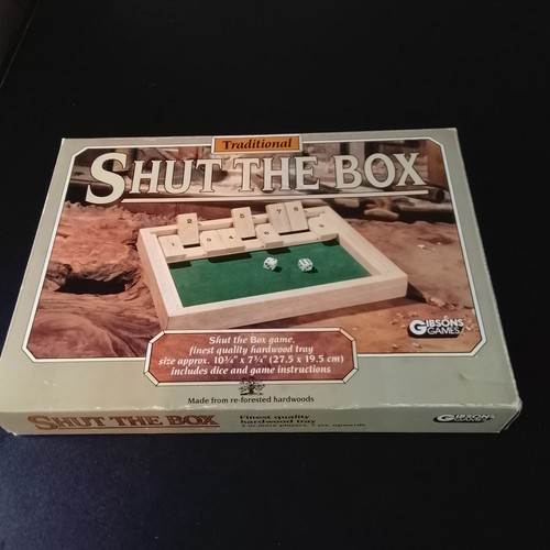 Shut the box gibsons - shut, box-gibsons
