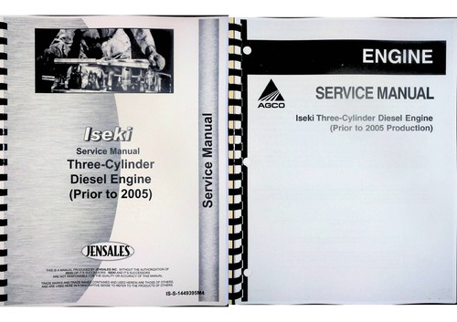 Iseki cyl engine service - cyl,