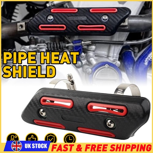 Red heel exhaust guard muffler - heel,