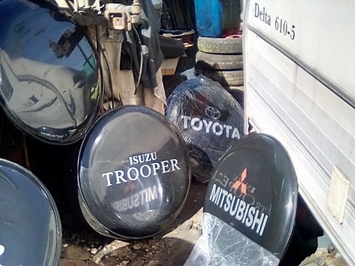 Rear spare wheel cover - rear,