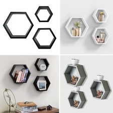 Set of 3 Hexagon Floating