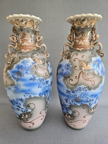 Pair large japanese - japanese, satsuma