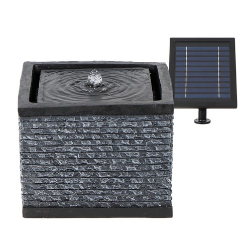 Gardenwize solar stacked stone - solar,