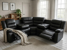 Leather Recliner Sofa 3 2