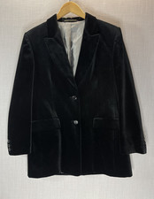 Black Velvet Blazer Jacket