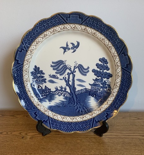 Booths blue dinner plate - plate, 10.5