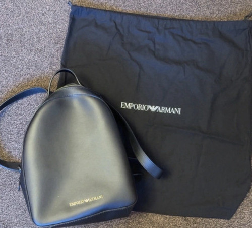 Emporio armani black leather - armani,