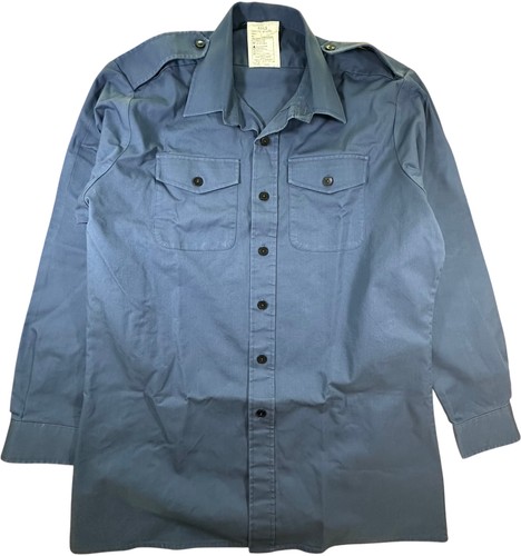 Vintage military blue shirt - vintage,