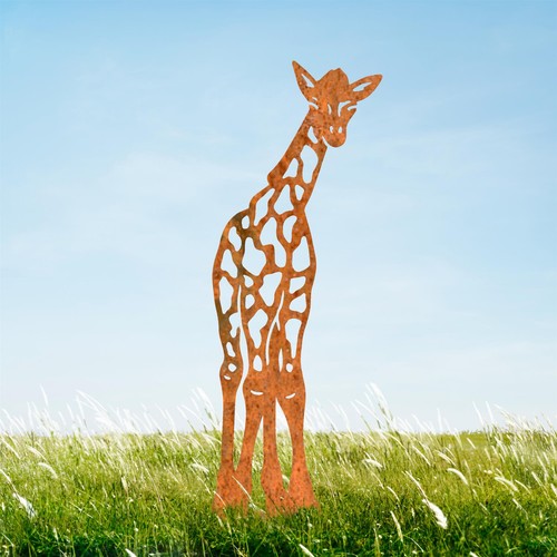 Rustic baby giraffe silhouette - baby,