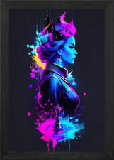 Queen of Spades Framed Wall