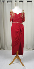Virgos Lounge Laila Embellished Midi Dress Size 10 Uk CR052 AA 08