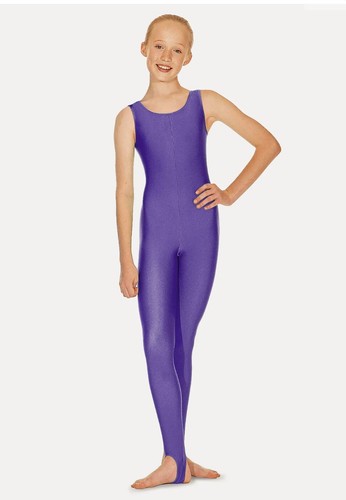 Purple lycra dance gymnastics