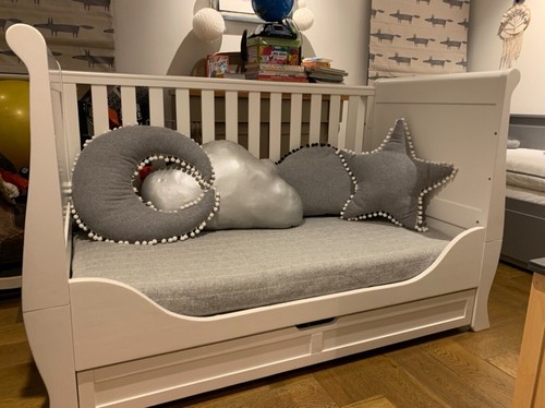 Cot bed silver cross - silver,