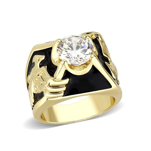 Mens masonic signet ring - masonic, gold