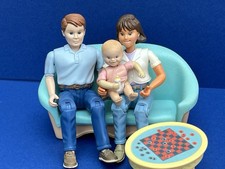 Fisher Price Loving Family Dolls House Dad, Mum, Baby, Sofa And Table
