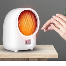 400W Portable Mini Electric Heater Desktop Fan Heating Warmer White Home Office