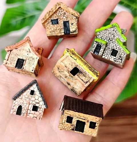 Miniature resin village - miniature,