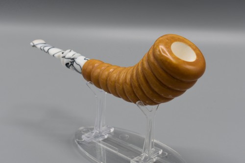 Smooth swirl horn pipe new - pipe,