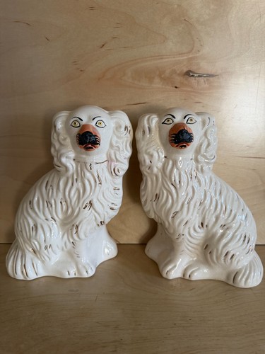 Antique staffordshire spaniel - antique,
