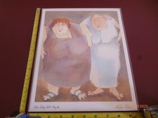 ERIKA OLLER WHEN BODY PARTS MIGRATE 9.5" x 11.5" PRINT *READ - NO MOUNT OR FRAME