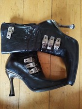 New Rock Mid-Calf Limited Edition Boots Gothic and punk style Early 2000s Vintag