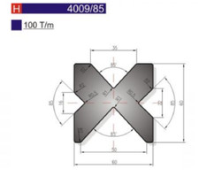 Press Brake Tooling New 4 way