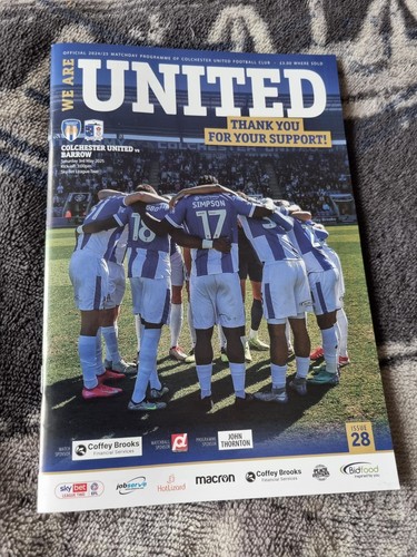 2024 colchester united v - colchester,