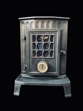 Vintage Coabrookdale Cast Iron Stove. Gas, Untested. Could Convert To Multifuel?