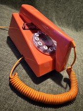 Orange Trim Phone Retro Style