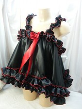sissy ADULT baby dress satin
