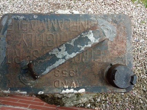 Vintage 1953 dated - dated, petrol