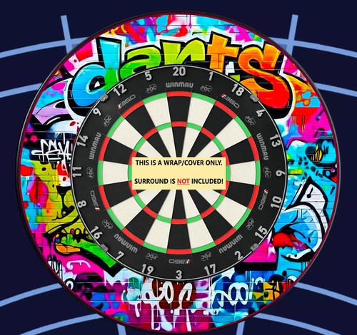 Darts graffiti themed - darts,