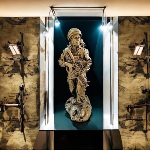 Metal tone fighting soldier - metal,